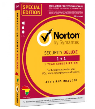 Norton Security Deluxe 1 + 1 Annual Subscription